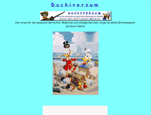 Tablet Screenshot of duckiversum.de